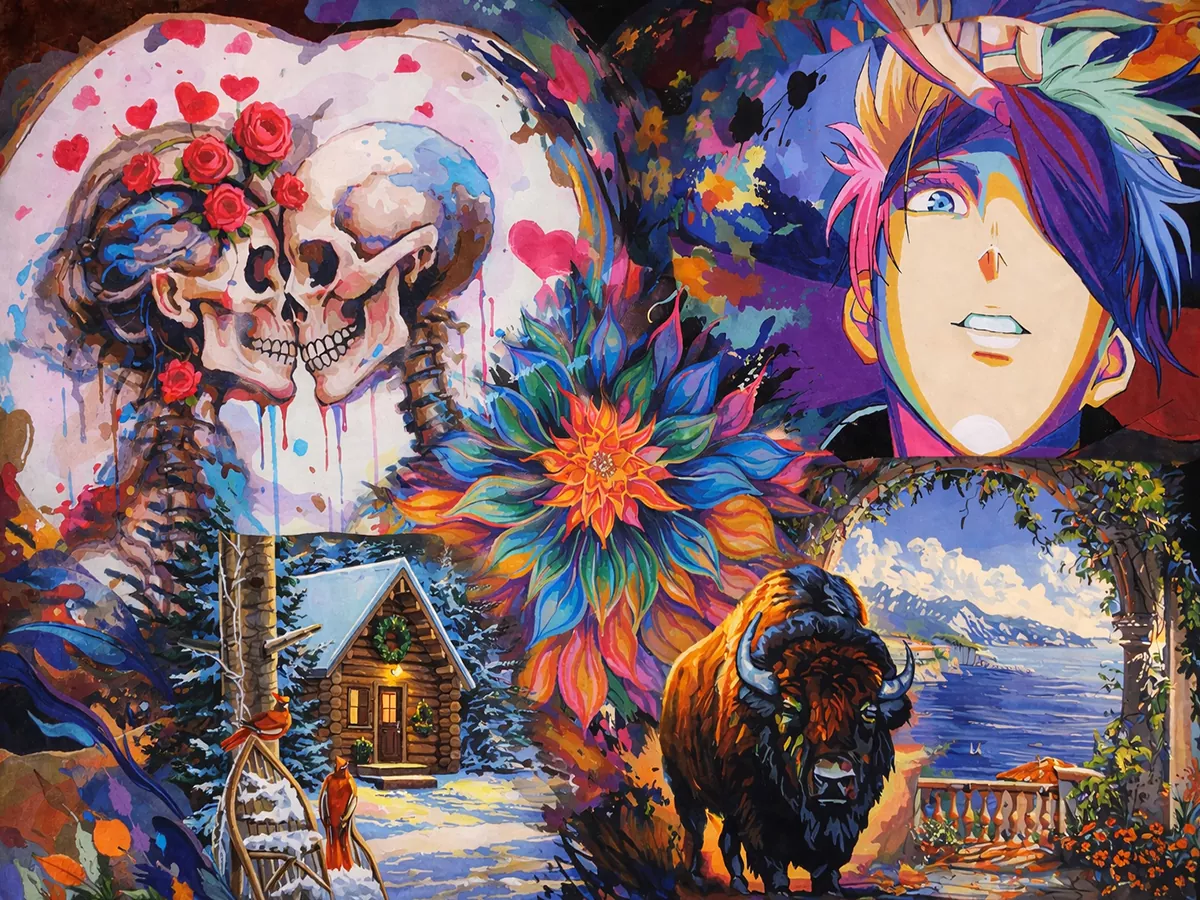 Customer-Samples-A-Living-Gallery of-Finished-Paint-by-Numbers