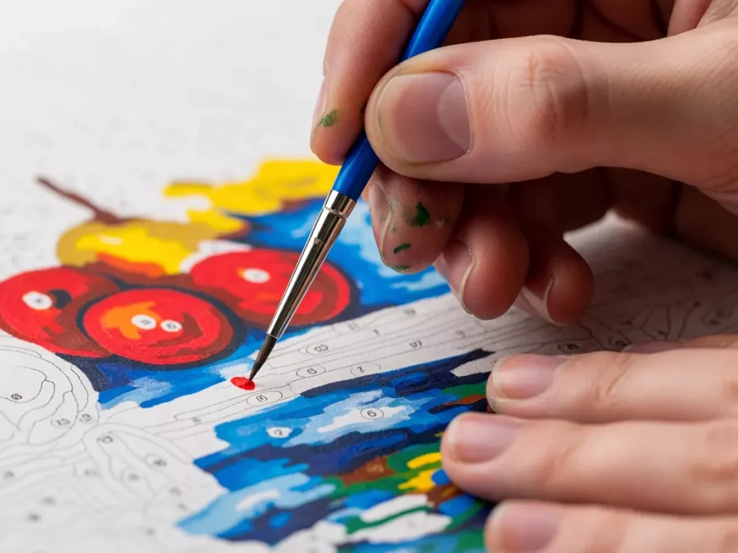 Paint by numbers teaches control