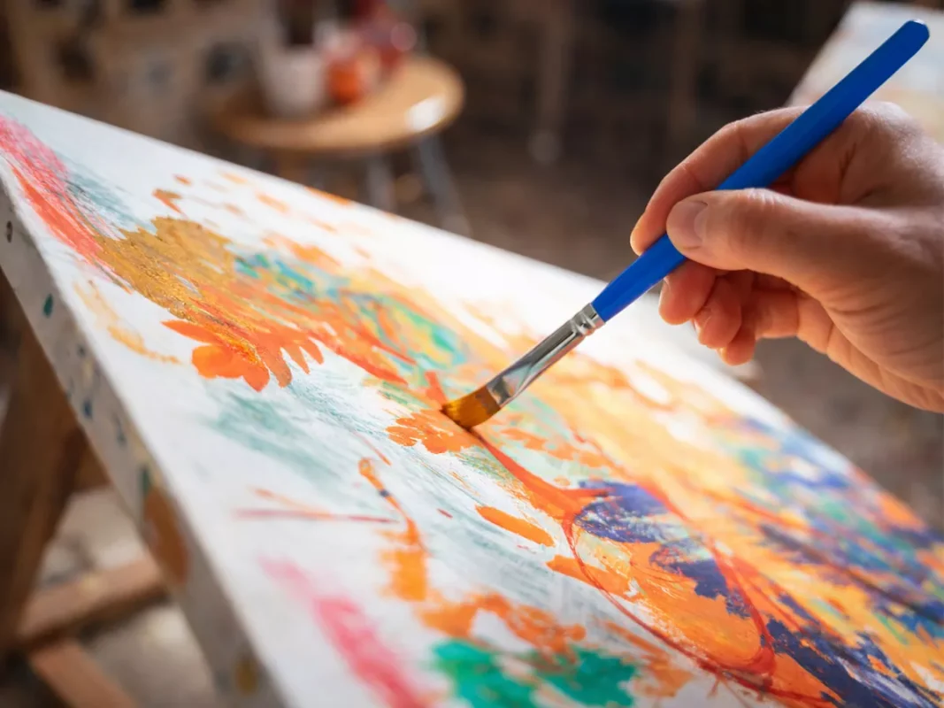 colorful-painting-session