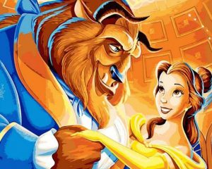 Beauty And The Beast Paint By Numbers