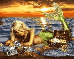 Seashore Mermaid Paint By Numbers