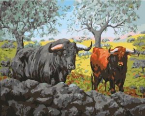 Ox Bull Paint By Numbers