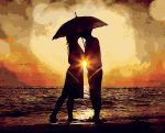 Couple Sunset Silhouette Paint By Numbers