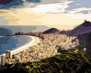 Rio de Janeiro Seaside Paint By Numbers