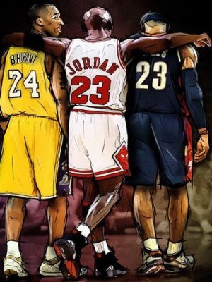 The Basketball Legends Paint By Numbers
