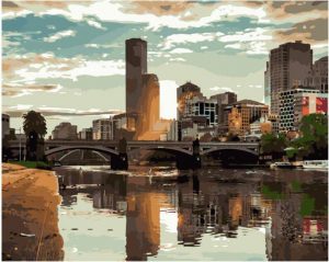 Melbourne River Paint By Numbers