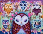 Dreaming Owls Paint By Numbers