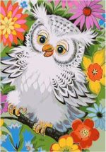 White Owl Paint By Numbers