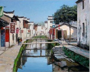 Chinese Town Paint By Numbers