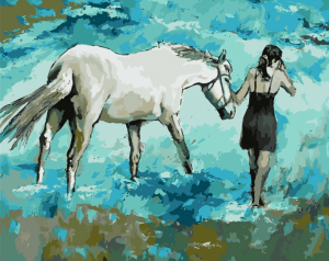 Horse And Girl Paint By Numbers