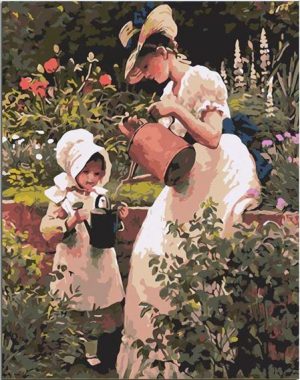 Mother And Daughter Paint By Numbers