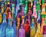 Colorful Bottles Paint By Numbers