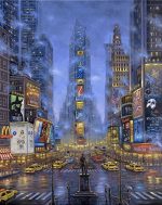 European City At Night Paint By Numbers