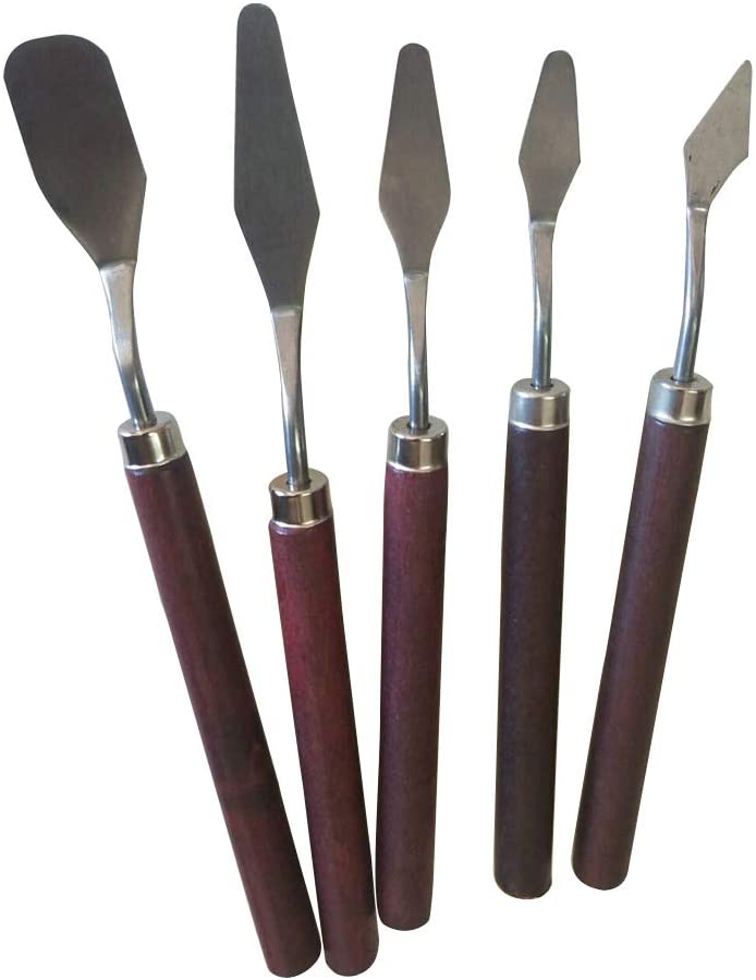 5pcs/Set Of Steel Spatula Palette Knife - Image 9