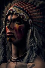 Native American Warrior Paint By Numbers