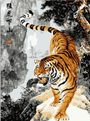 Chinese Tiger Paint By Numbers