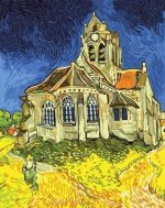 The Church At Auvers Paint By Numbers