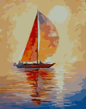 Sailing Boat Paint By Numbers