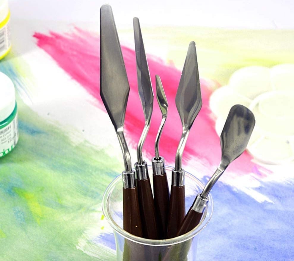 5pcs/Set Of Steel Spatula Palette Knife
