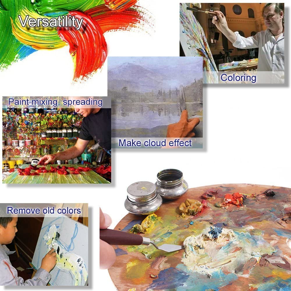 5pcs/Set Of Steel Spatula Palette Knife - Image 6