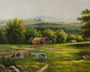 Cows In Farm Paint By Numbers