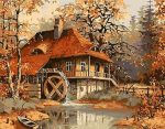 Autumn Forest House Paint By Numbers