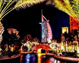 Burj Al Arab Dubai Paint By Numbers