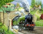 Train Tunnel Paint By Numbers