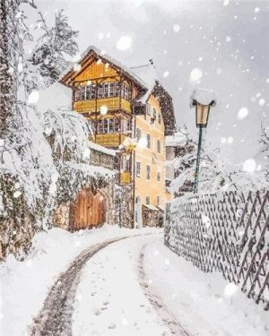 Beijing In Snow Paint By Numbers