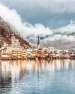 Winter Hallstatt Paint By Numbers
