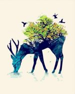 Magical Deer Paint By Numbers