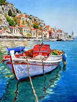 Sea Boat Paint By Numbers