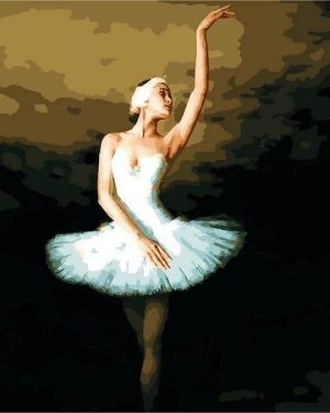 Elegant Ballerina People Paint By Numbers