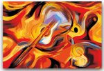 Abstract Guitar Paint By Numbers