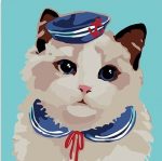 Sailor Cat Paint By Numbers