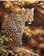 Leopard In Jungle Paint By Numbers