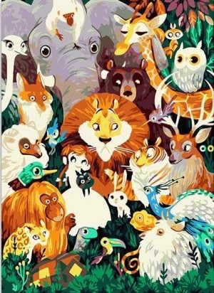 Animals Family Paint By Numbers