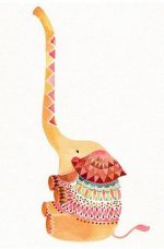 Cute Elephant Paint By Numbers