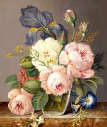 Still Life Flowers Vase Paint By Numbers