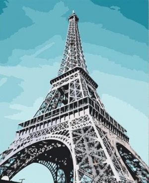Eiffel Tower Paris Cities Paint By Numbers