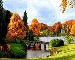 Autumn Countryside River Paint By Numbers
