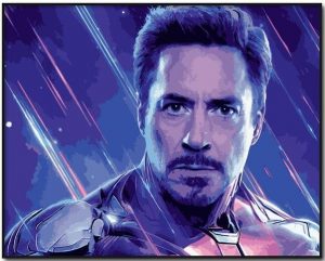 Robert Downey Jr Iron Man Paint By Numbers