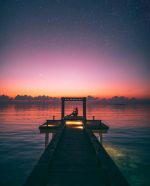 Twilight Boardwalk Lake Paint By Numbers