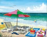 Beach Stroll Paint By Numbers