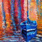 Colorful Sea And Boat Paint By Numbers