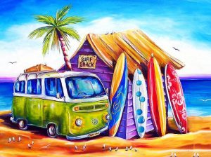 Surf Shack Paint By Numbers