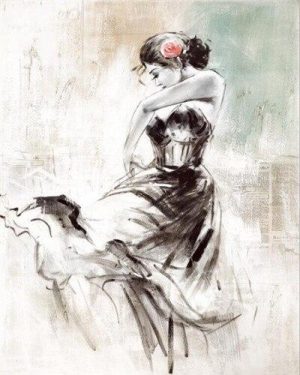 Beautiful Girl of Ink People Paint By Numbers