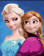 Disney Elsa And Anna Paint By Numbers