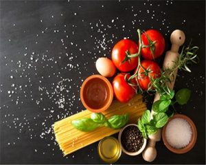 Pasta Ingredients Paint By Numbers