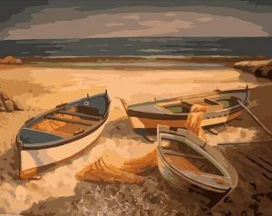 abandoned boats paint by numbers